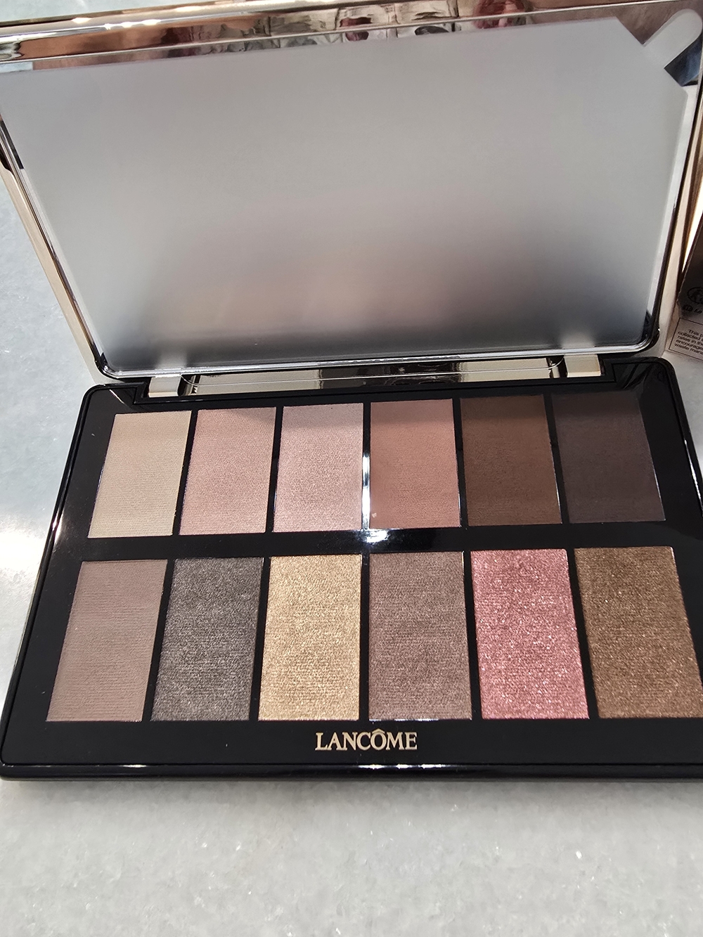 Lancôme 12-Shade Eyeshadow Palette in Pink, Gold and Brown Tones